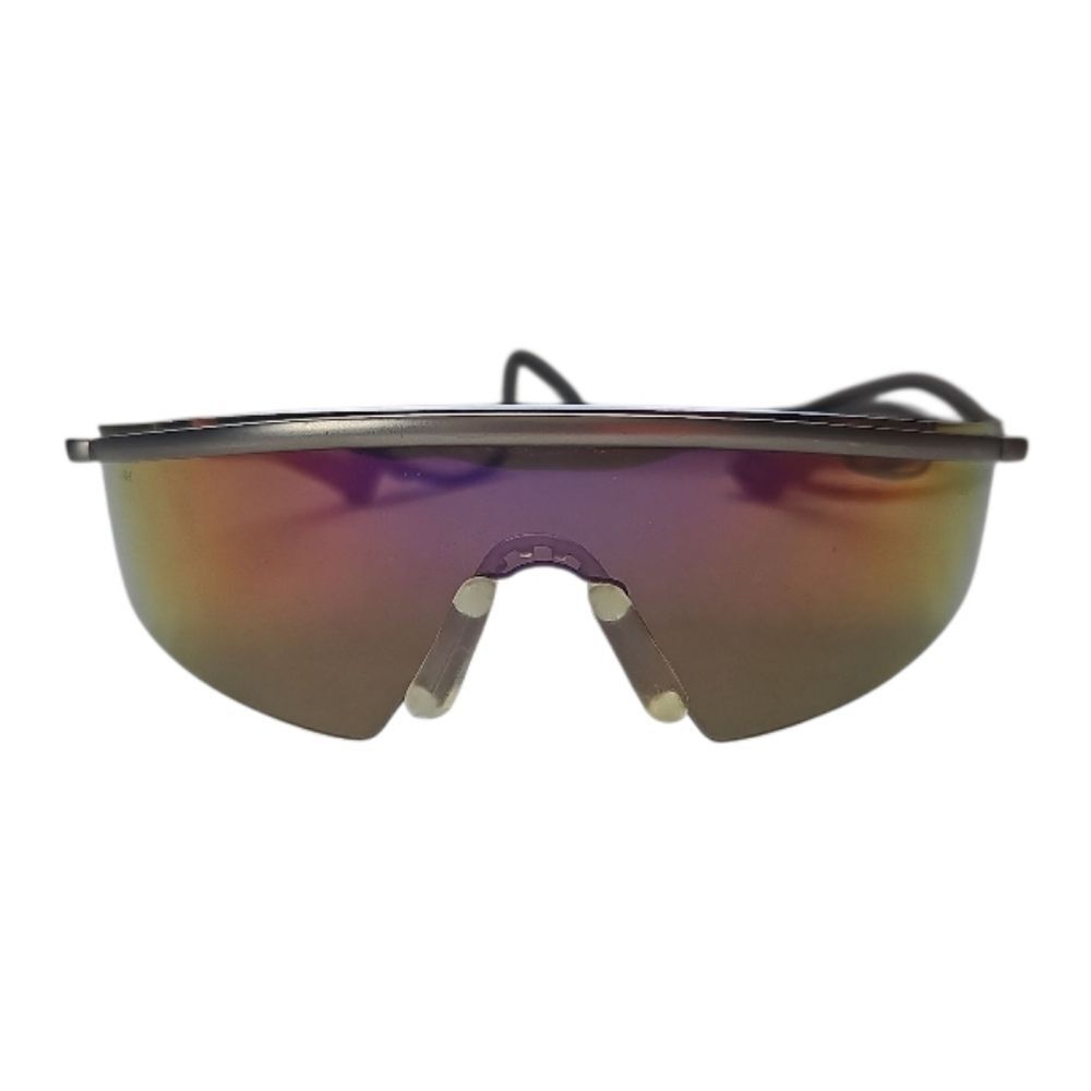 Z87 Shield Sunglasses Wrap Around Tinted Safety Glasses Metal Frame Y2K Techwear